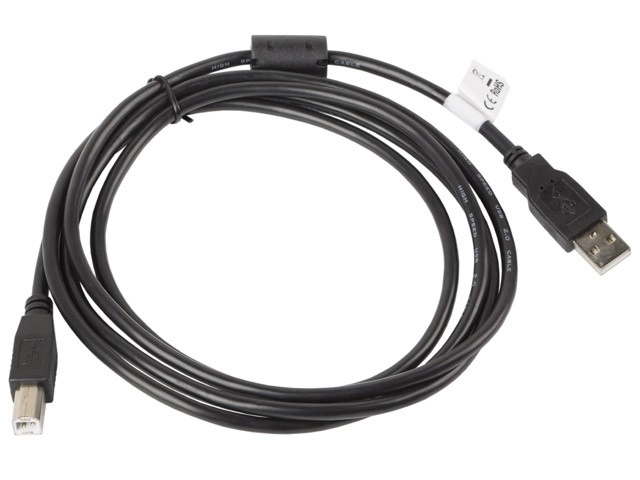 USB 2.0 AM-BM 1,8M feritový kabel černý