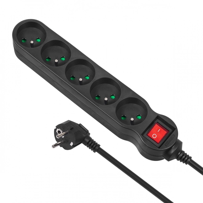 Napájecí lišta 5g 5m MCE185 2300W černá
