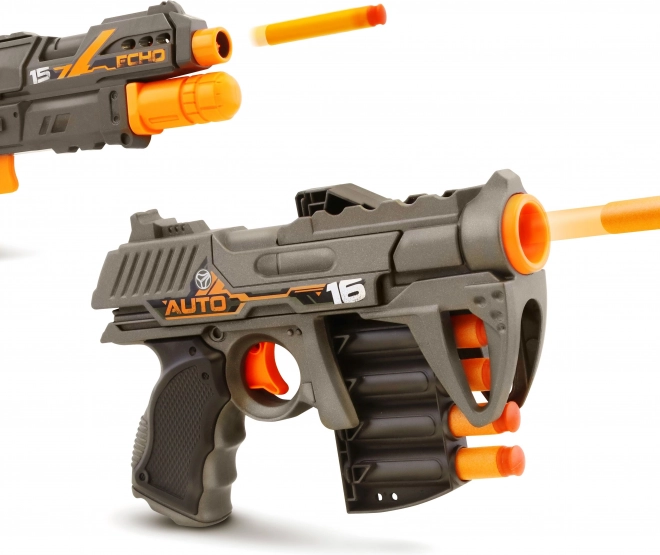 Pistole na pěnové náboje Blackfire Auto Scout a Echo‑1, 21 cm, set 2 ks