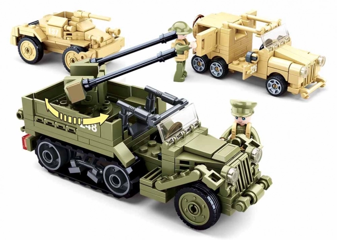 Sluban Army Vojenská Vozidla