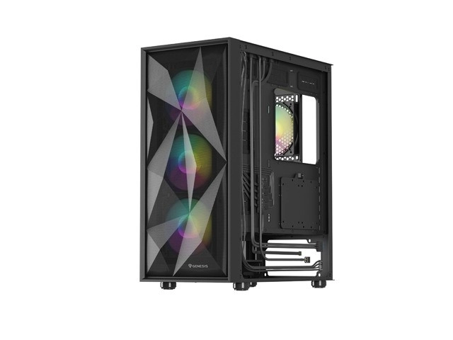 Genesis Diaxid 605 ARGB MIDI TOWER USB-C kryt Black