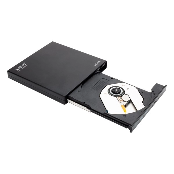 Externí mechanika - typ SLIM CD/DVD R/RW Rekordér - USB SAVIO AK-43