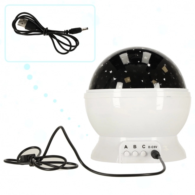 Hvězdná noční lampa – Bílá
