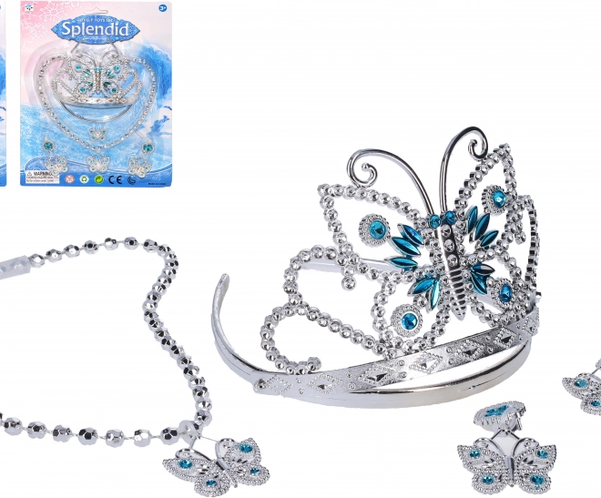 Princeznovský set šperků pro děti 4 ks