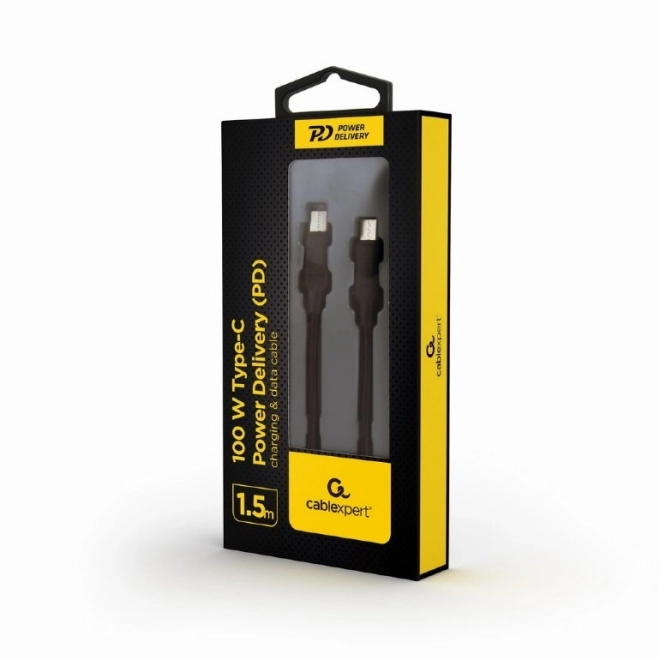 Kabel USB-C s Power Delivery 100W 1,5m