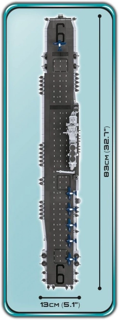 COBI 4815 II WW USS Enterprise CV-6, 1:300, 2510 k