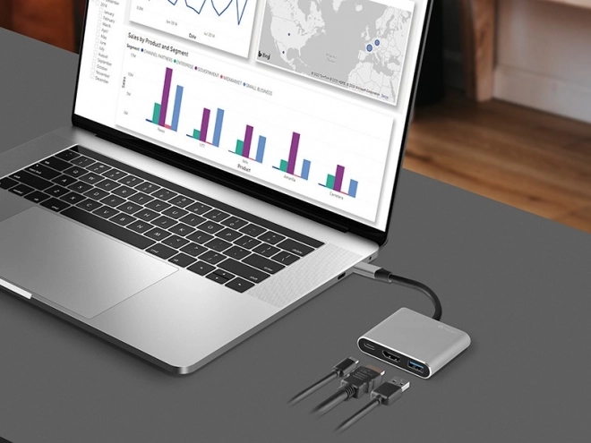 Multiportový adaptér Tracer A-1 USB-C HDMI 4K