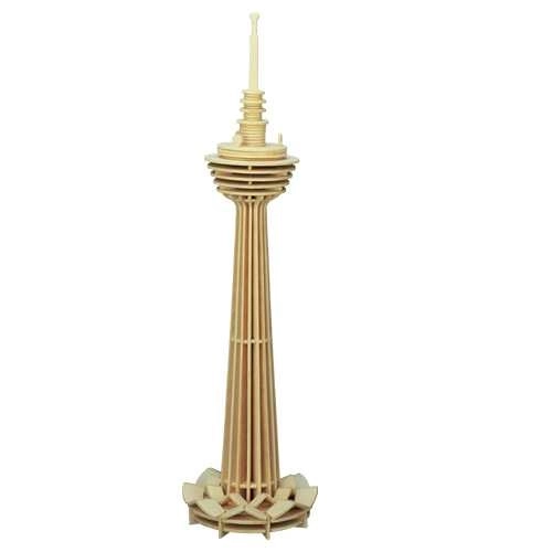 Dřevěné 3D puzzle Věž Kuala Lumpur