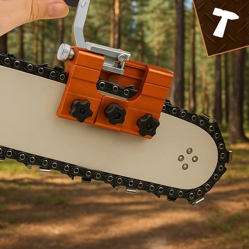 Rychlé ostření bez demontáže řetězu