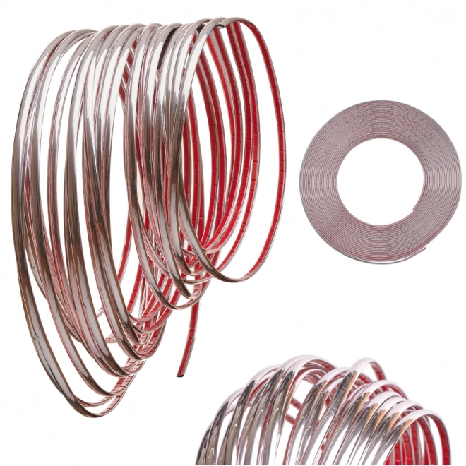 Samolepící ozdobná chromová lišta 10 mm x 15 m – 15 mm x 15 m