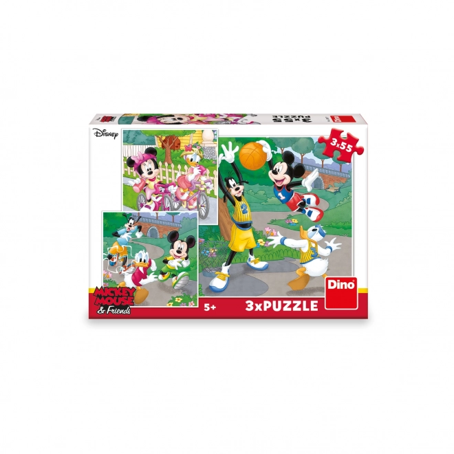 WD Mickey a Minnie sportovci 3x55D