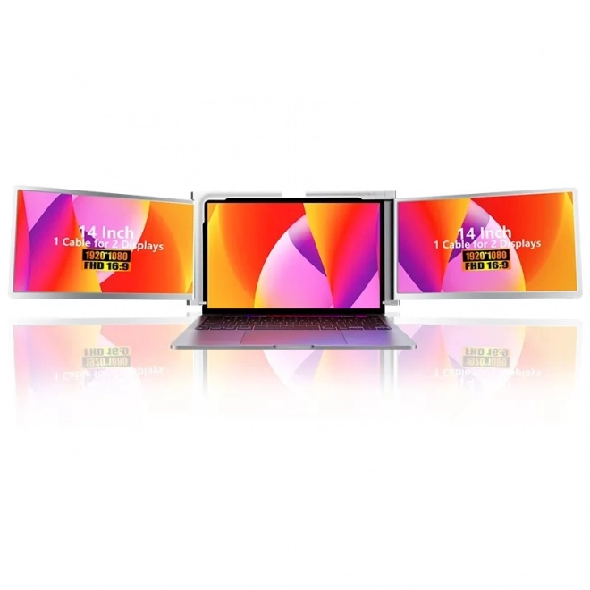 Přenosný monitor pro notebook Smart Life s dvojitým displejem