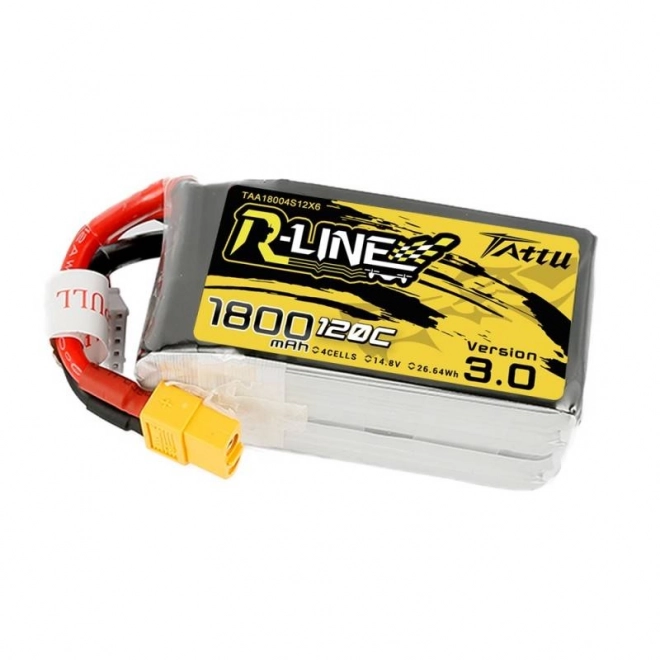 Baterie Tattu R-Line 1800mAh 14,8V LiPo 120C 4S1P XT60