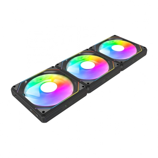 Počítačové ventilátory Darkflash Gauss G24 3 v 1 (černé)