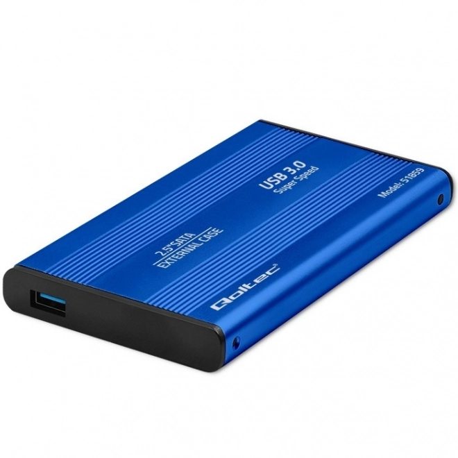 Externí pouzdro na HDD/SSD 2.5" SATA3 USB 3.0 Modré