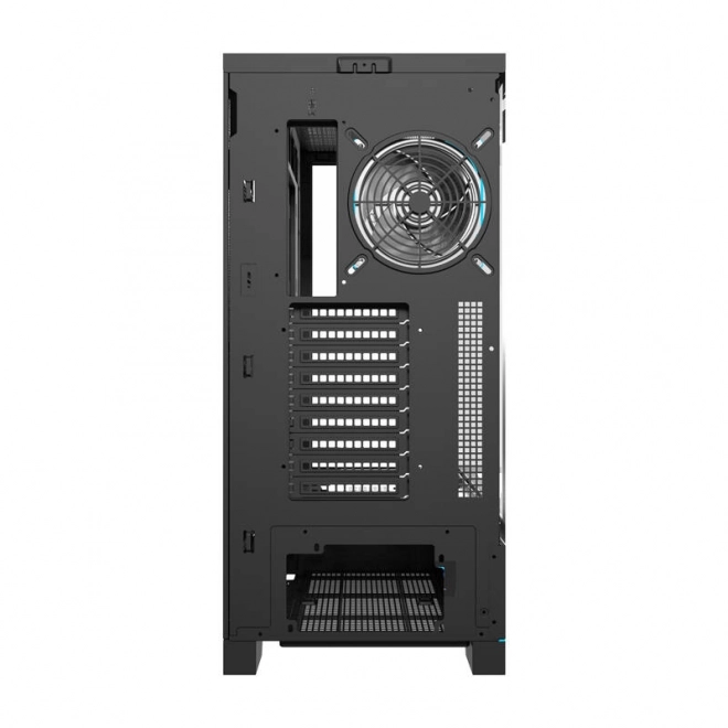 Počítačová skříň Darkflash DY451L PRO s ventilátorem (černá)
