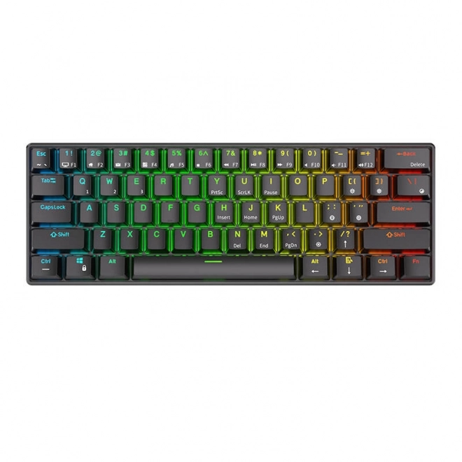 Mechanická klávesnice Royal Kludge RK61 RGB hnědé spínače