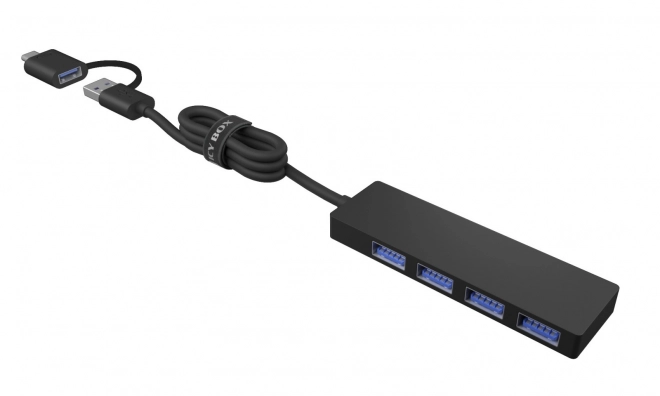 Rozbočovač s 4 porty USB Typ-A s konektorem Typ-C/A