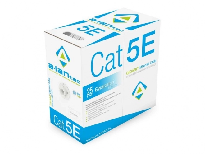 Kabel F/UTP kategorie 5E s 25letou zárukou