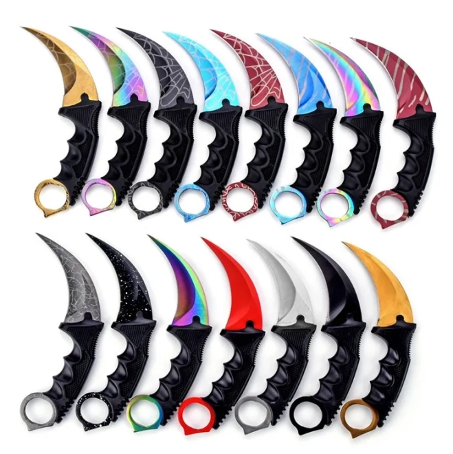 FOXTER® CARAMBIT NŮŽ CS:GO CLAW MIX COLOR CASE 19,5CM
