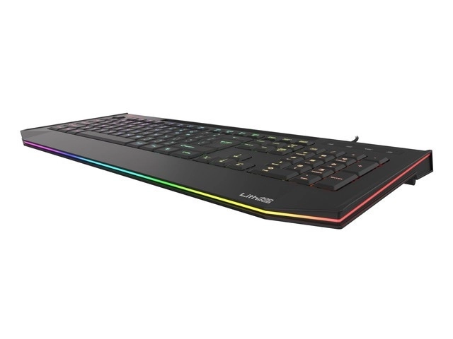 Herní klávesnice Genesis Lith 400 s RGB podsvícením a nůžkovými spínači X-Scissor