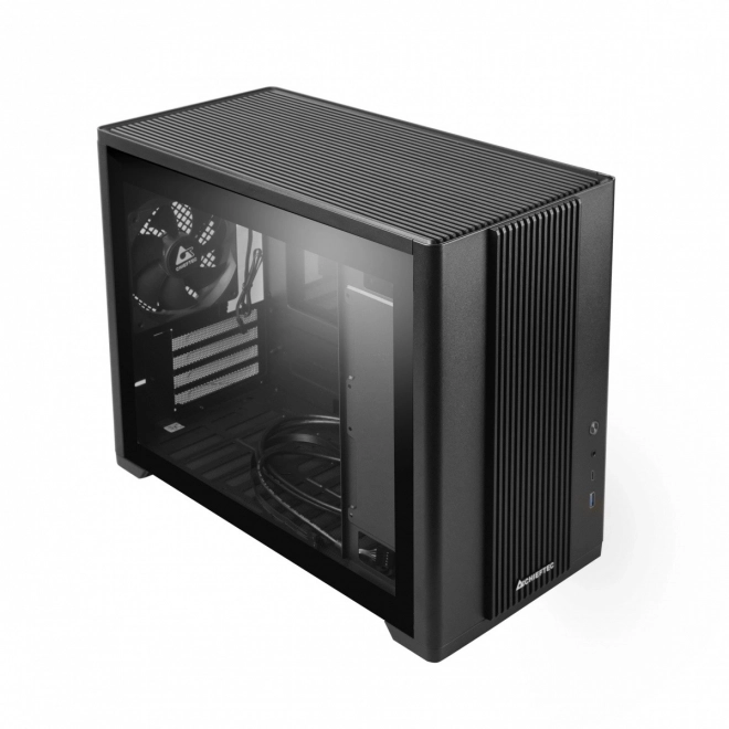 BX-10B-OP Mini Tower Case Black