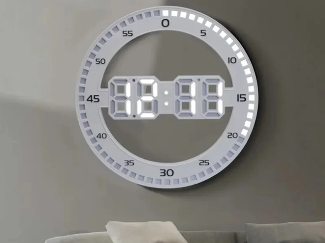 LED digitální budík s teploměrem a alarmem