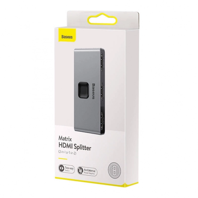 Redukce Baseus Matrix Two-way divider / splitter HDMI