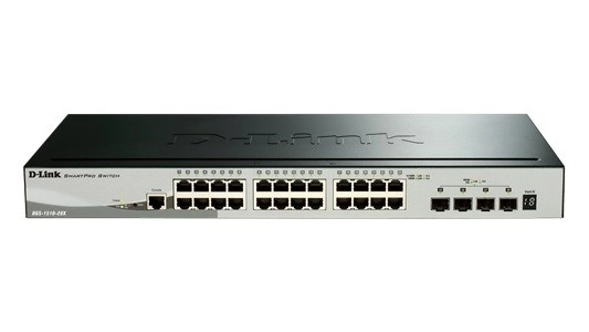 Gigabitový stohovatelný přepínač DGS-1510-28X 24GE 4SFP+