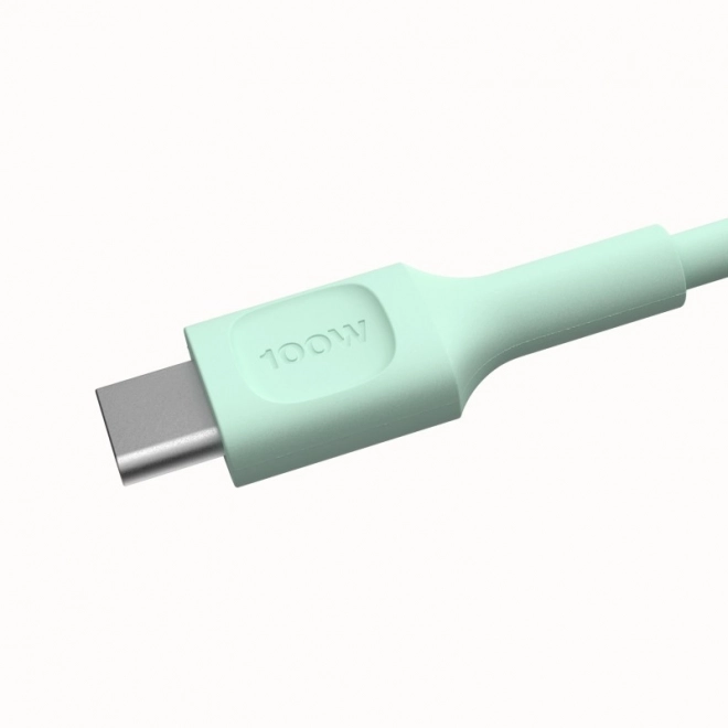 USB-C kabel PowerFlex 100W silikonový zelený 1,2m
