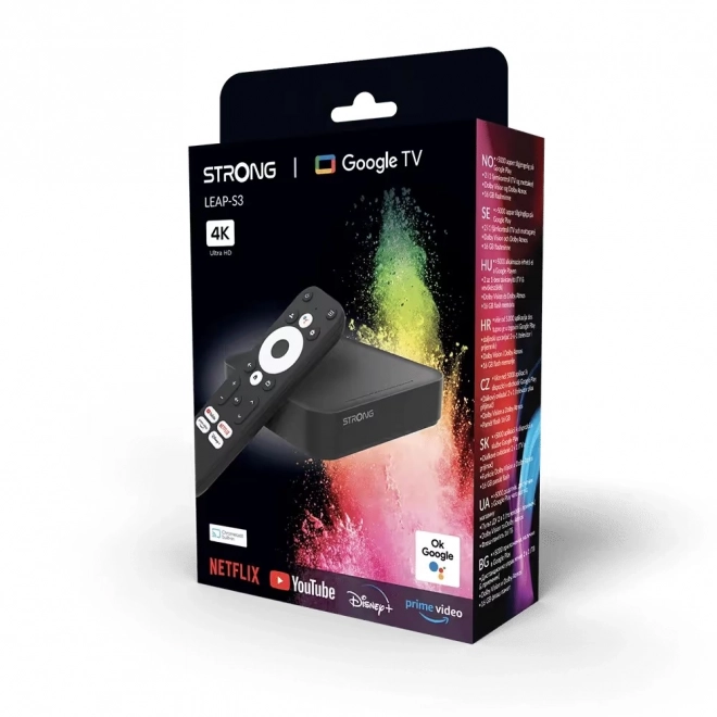 Ultra HD 4K přehrávač Strong Leap S3