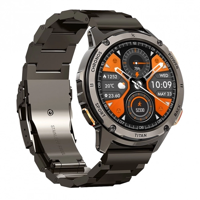 Chytrý hodinky Maxcom FW110 Titan Chronos černý