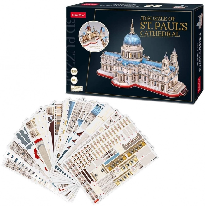 3D puzzle Katedrála svatého Pavla, Londýn
