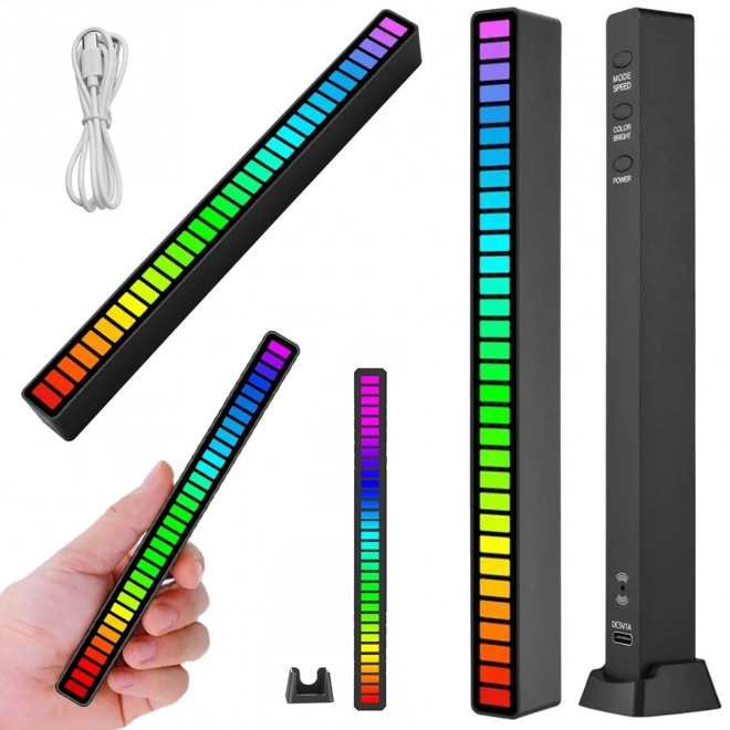 Barevné neonové RGB LED světlo s USB