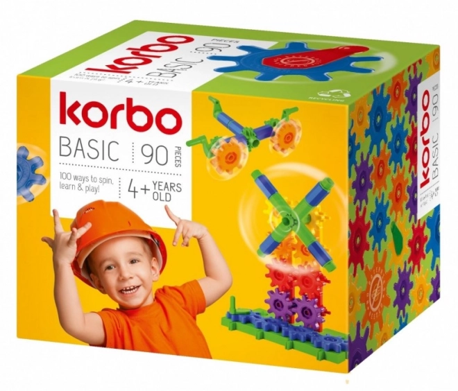 Stavebnice Korbo Basic s 90 Díly