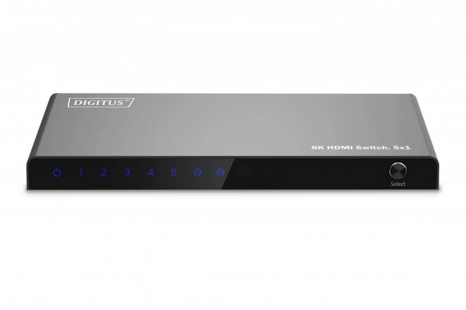 Přepínač HDMI 8K s 5 vstupy a dálkovým ovládáním