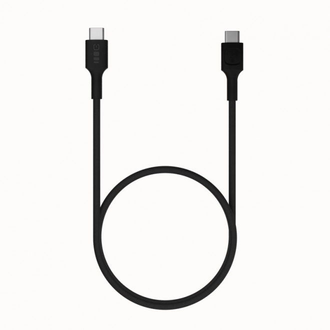 Nylonový kabel USB-C PowerStream 100W černý 1,2m