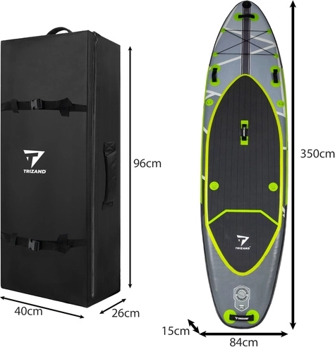 Paddle Board SUP 350 cm s příslušenstvím Trizand