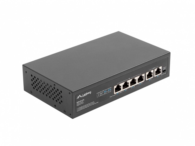 Switch Lanberg 4x PoE+ s 2 uplink porty