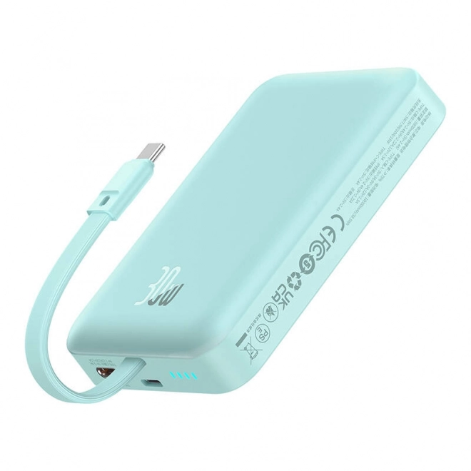 Magnetická mini powerbanka Baseus 10000mAh USB-C 30W MagSafe modrá