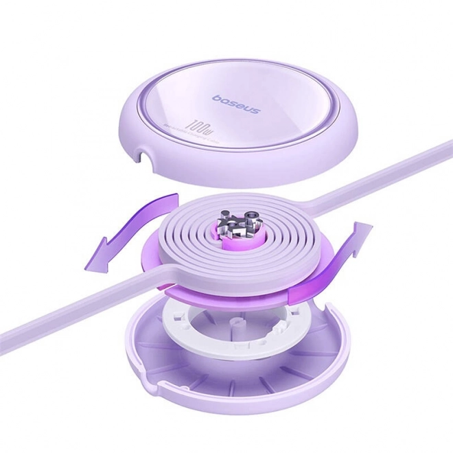 Zatahovací USB-C kabel Baseus Free2Draw, 100W, 1m