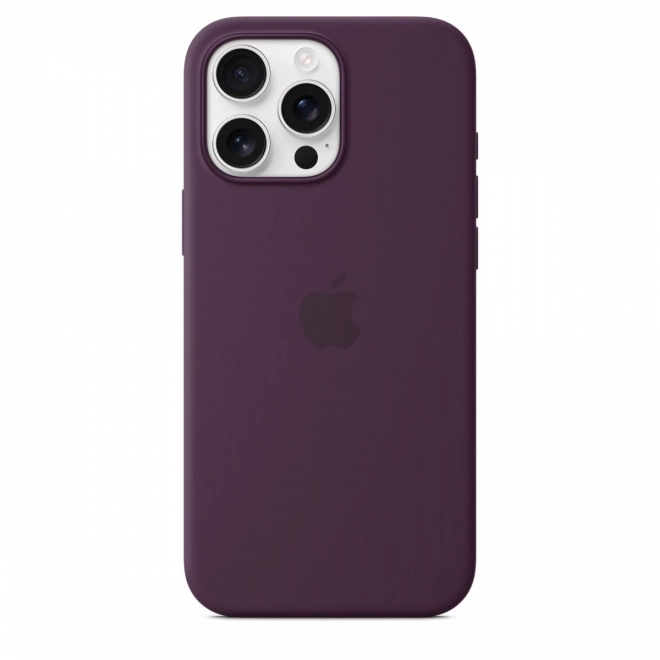 Silikonové pouzdro s MagSafe pro iPhone 16 Pro Max - zralá švestka