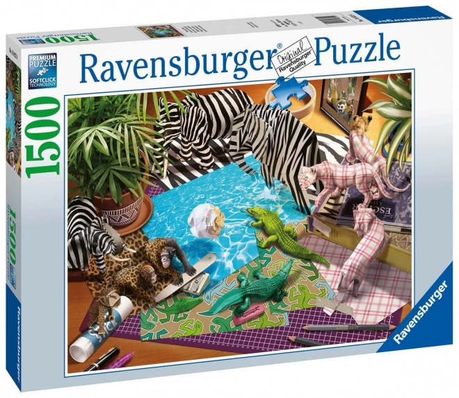 2D puzzle 1500 prvků Origami dobrodružství
