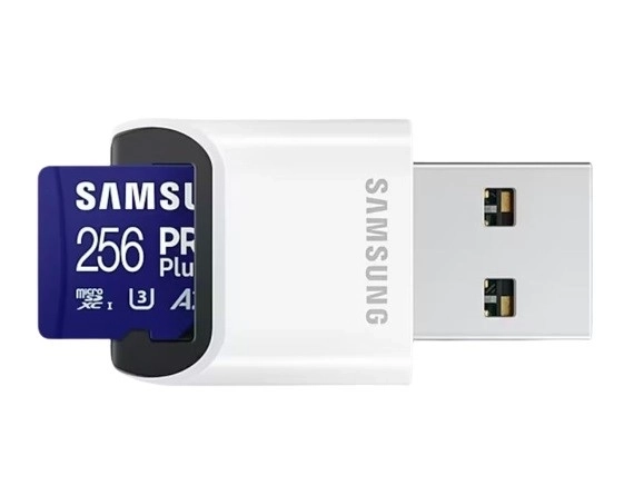 Paměťová karta Samsung PRO Plus micro SDXC 256 GB U3 A2 V30 (MB-MD256SB/WW)