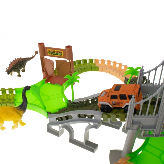 Dinosaří autodráha se 228 díly