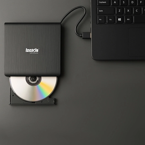 Externí DVD/CD mechanika a vypalovačka IZOXIS