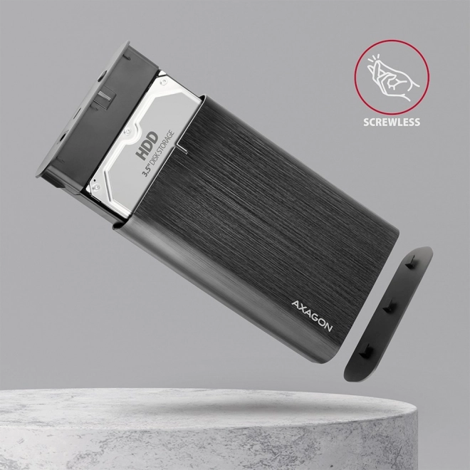 EE35-A6C Hliníkový externí kryt USB 3.2 Gen1 SATA 6G 3,5"