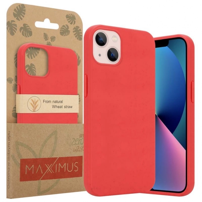 Ekologický obal na telefon MAXXIMUS pro iPhone 14 Pro červený