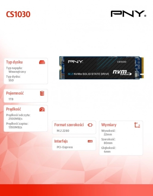 Dysk ssd 1tb M.2 NVMe