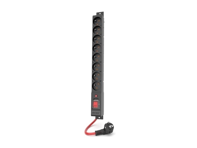 Napájecí lišta R8 POWER 3M 8X 230V CZ 16A